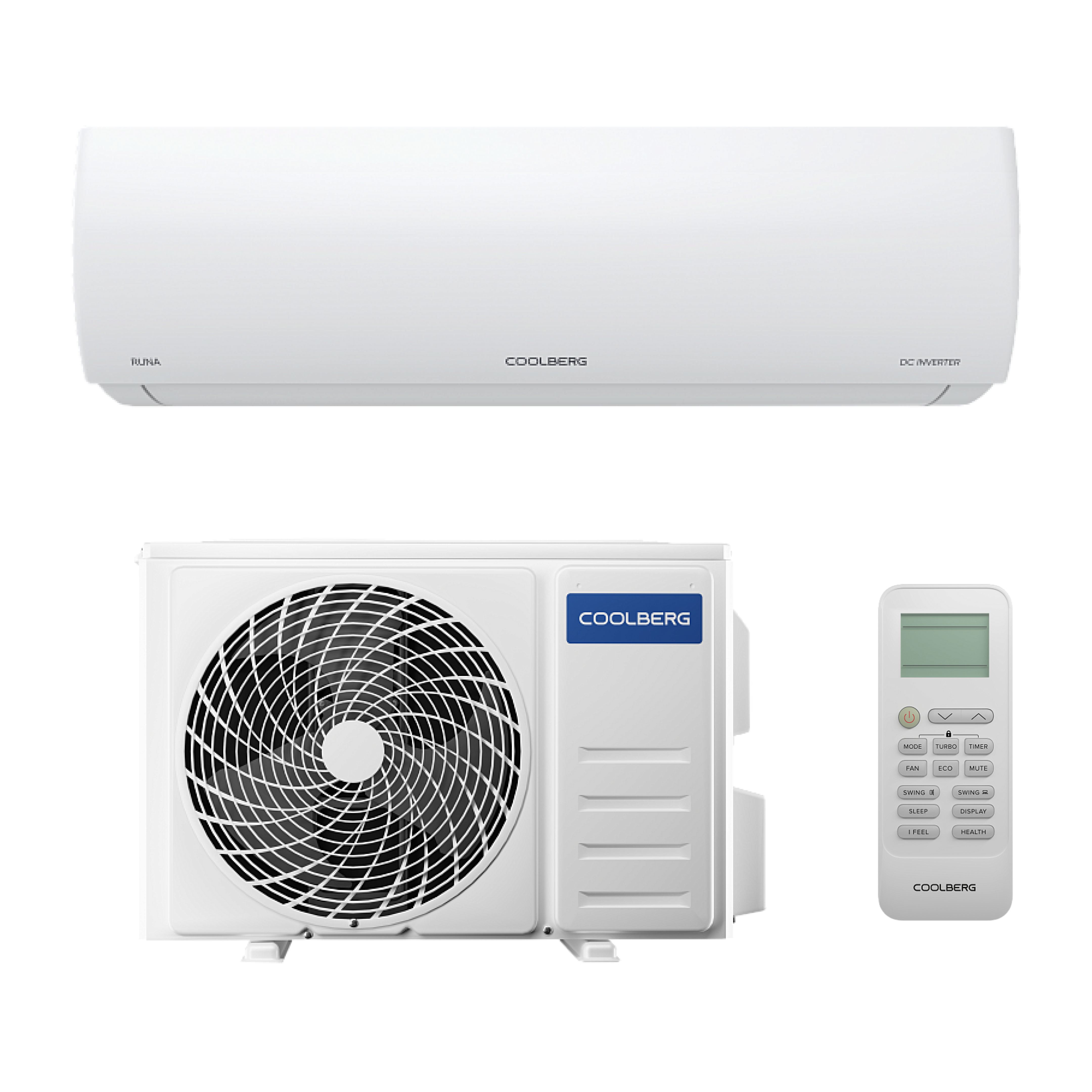 Кондиционер инверторного типа СOOLBERG Runa inverter CI-12R1-IN / CI-12R1-OUT